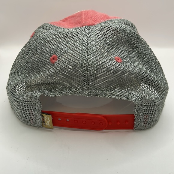 Redondo Beach Salmon/Pink and Gray snap back trucker hat - Picture 7 of 11